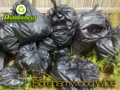 borehamwood rubbish removal wd6 waste bags clearance