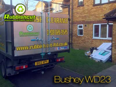 rubbish removal bushey wd23 cheap waste clearance