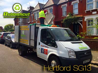 rubbish removal hertford sg13 sg14 cheap mattress and fridge disposal